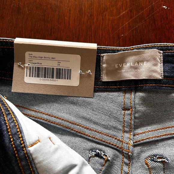 Everlane Way High Clean Front Skinny Jean - Picture 3 of 9